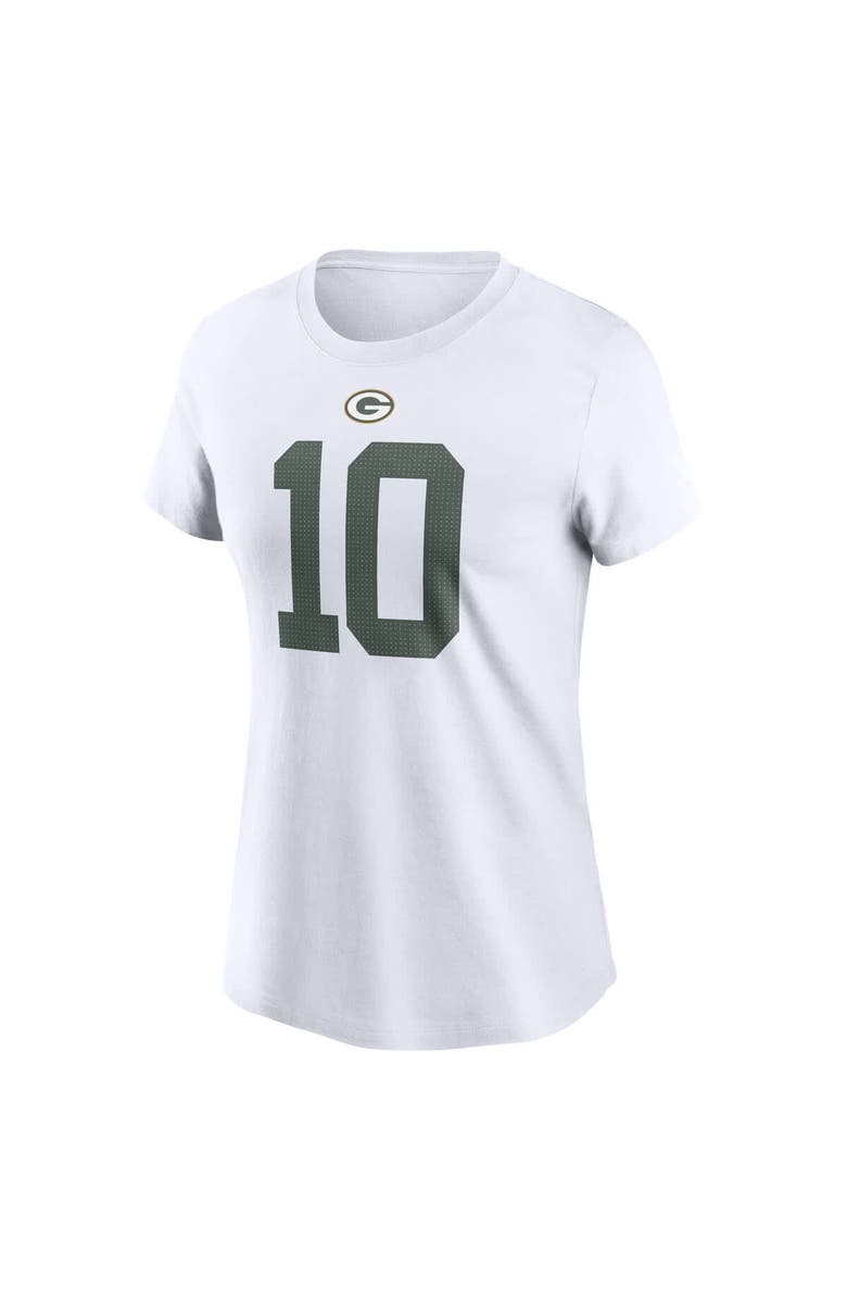 Nike Women's Nike Jordan Love White Green Bay Packers Player Name & Number T-Shirt, Alternate, color, 