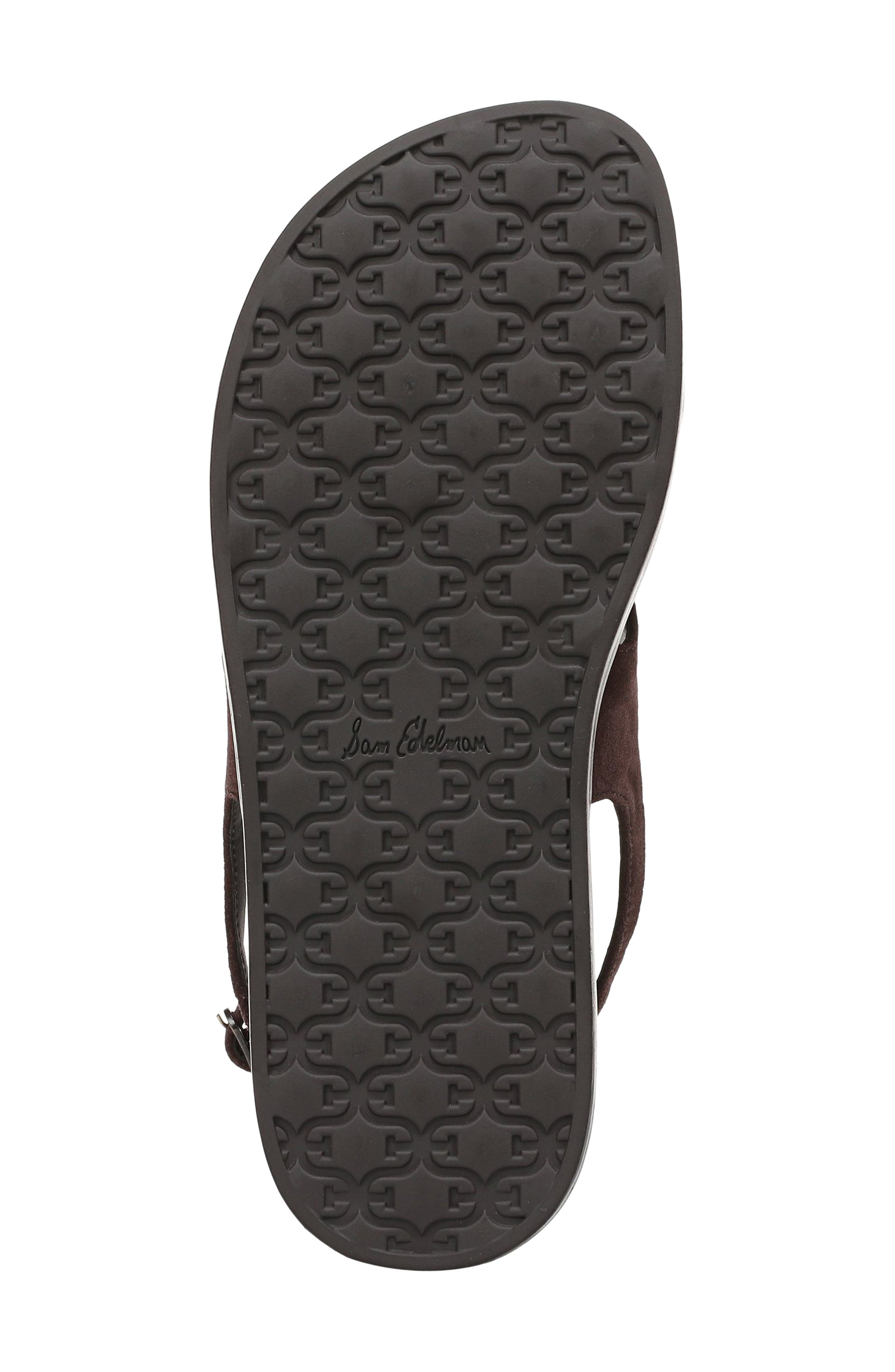 Sam Edelman Lottie Ankle Strap Sandal, Alternate, color, Cafe Noir