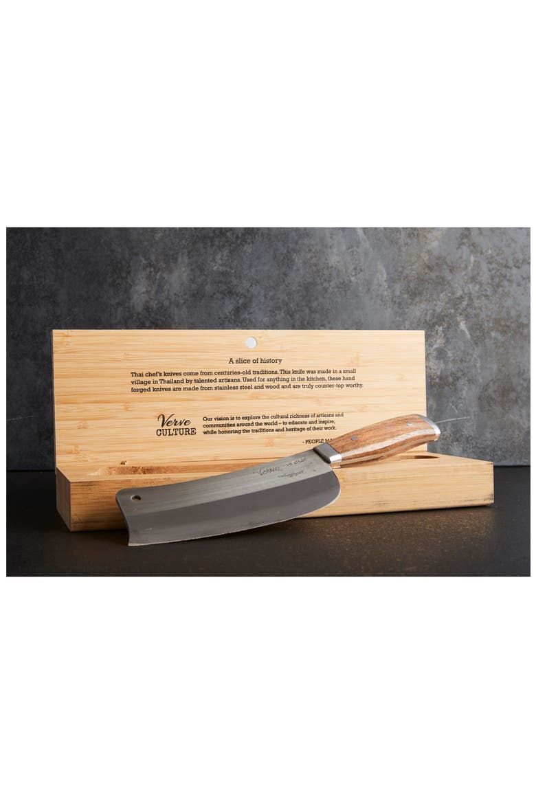 Thai Moon Knife, Alternate, color, BROWN