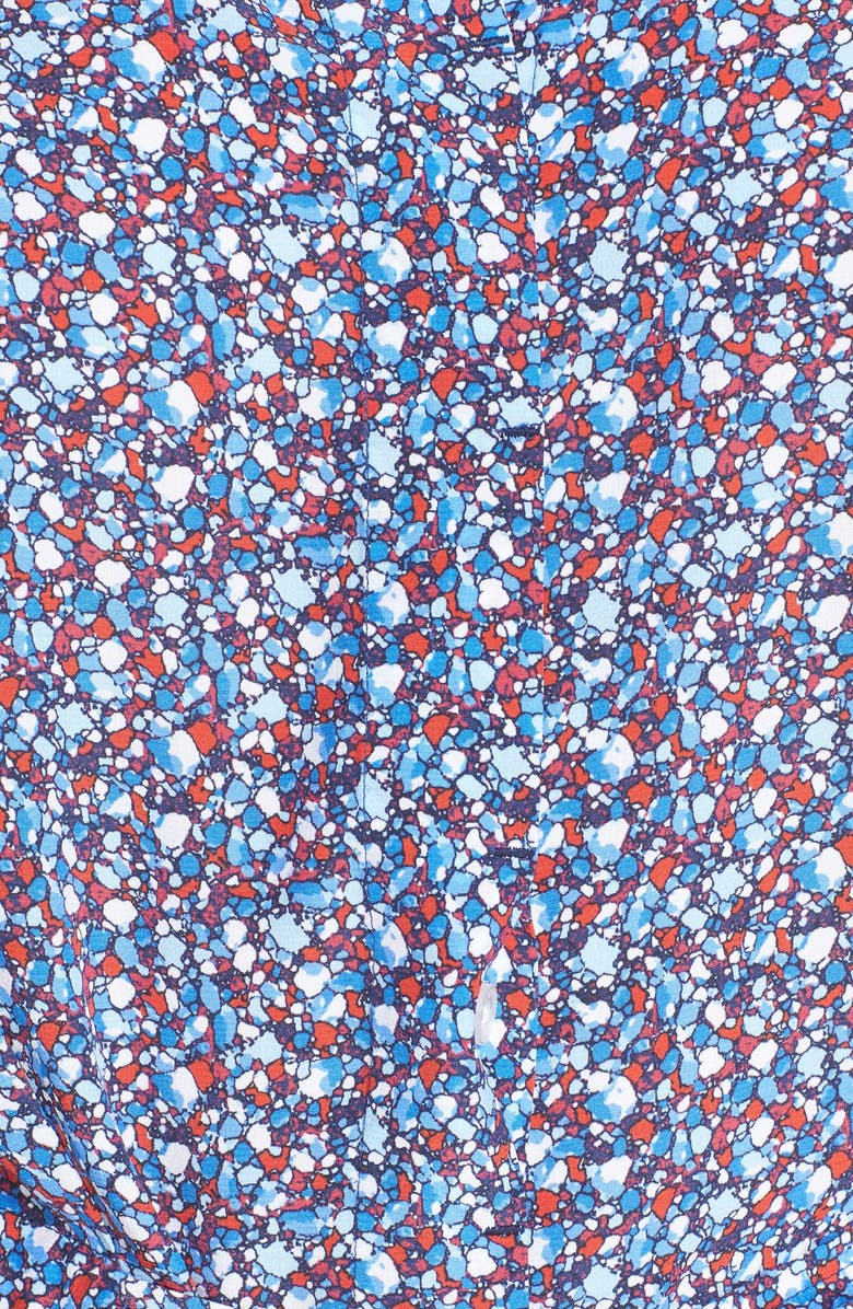 Tory Burch 'Gigi' Print Silk Shirtdress, Alternate, color,