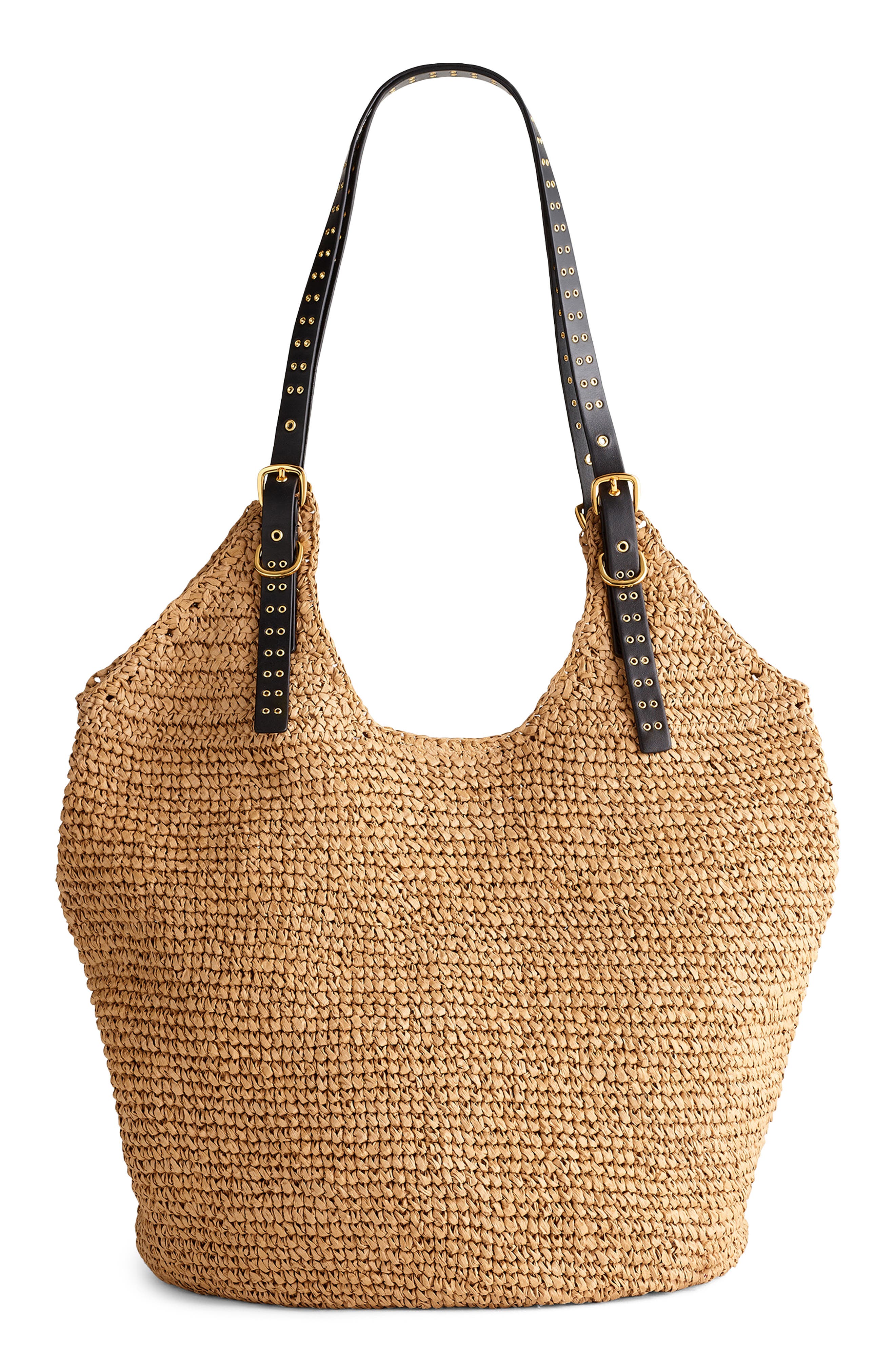 The Straw Slouch Tote