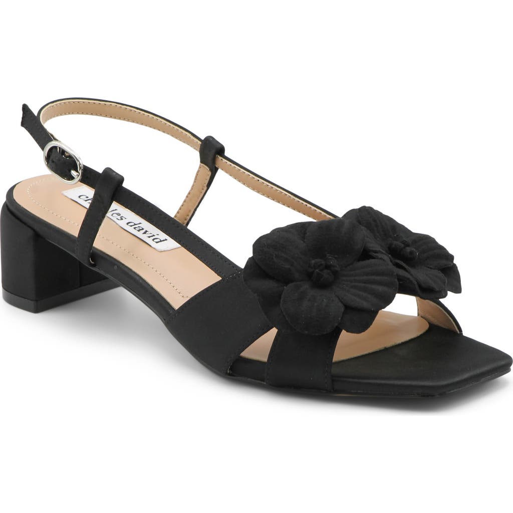 Charles David Dean Slingback Sandal In Black