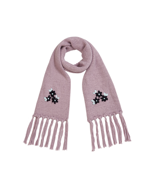 Forget-Me-Not Knitted Scarf