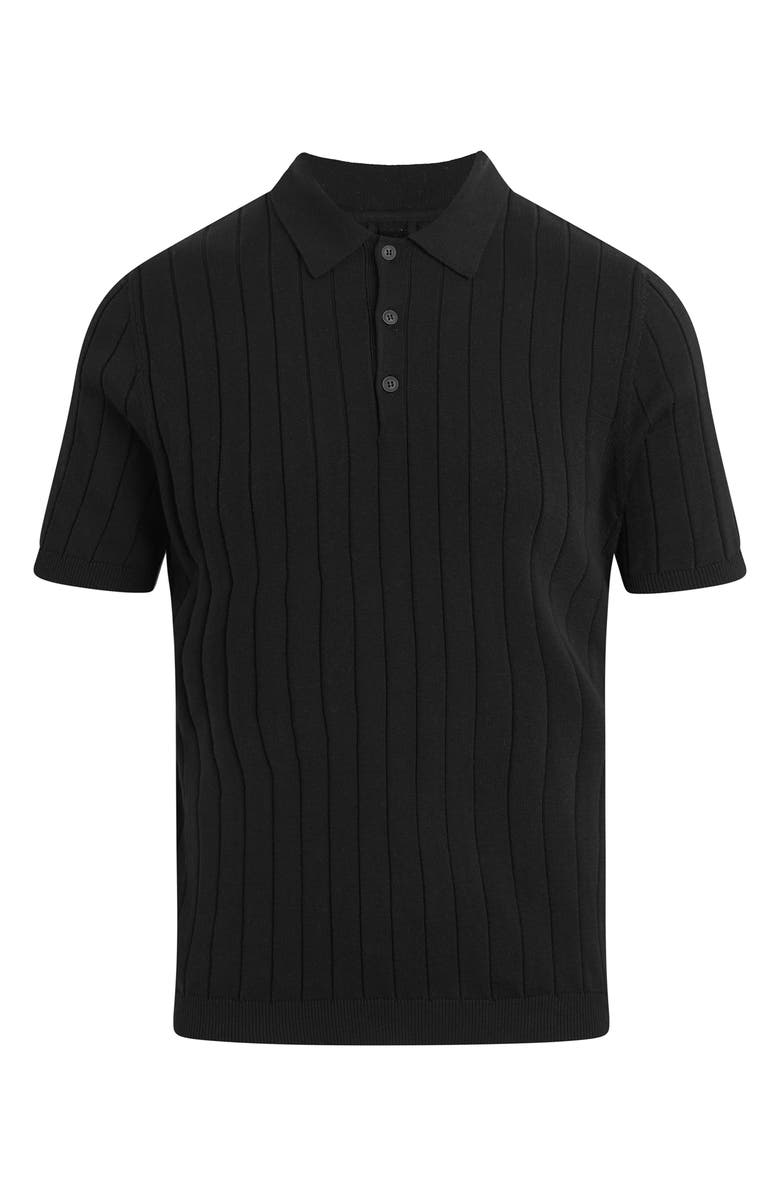 Joe's Guy Rib Polo Sweater, Alternate, color, Black