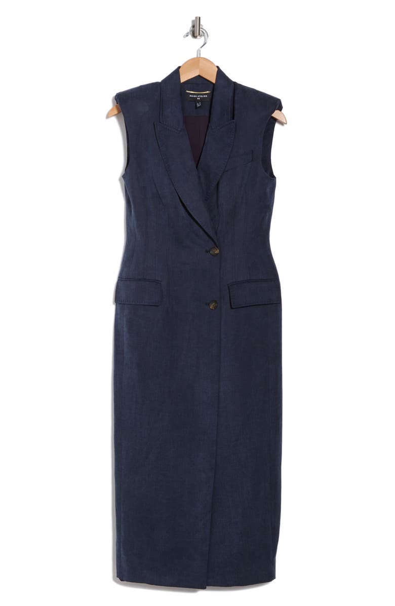 Reiss Guliana Cupro Blazer Dress, Alternate, color,