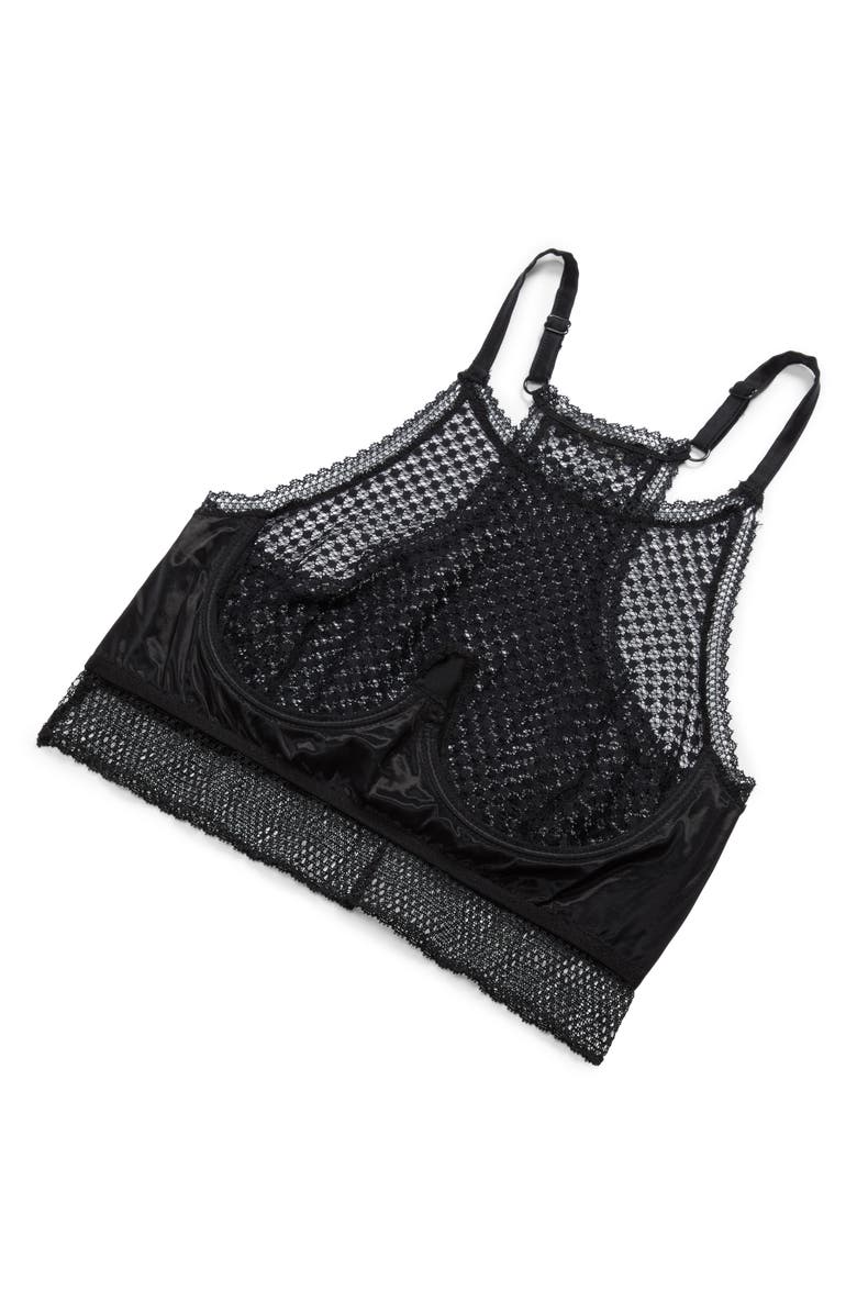 ELSE Bella Underwire High Neck Racerback Bra, Alternate, color,