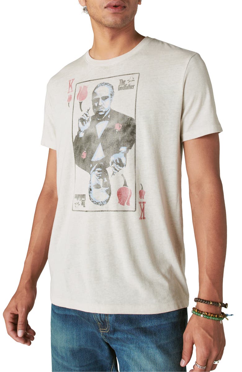 Lucky Brand The Godfather Card Graphic T-Shirt, Alternate, color,