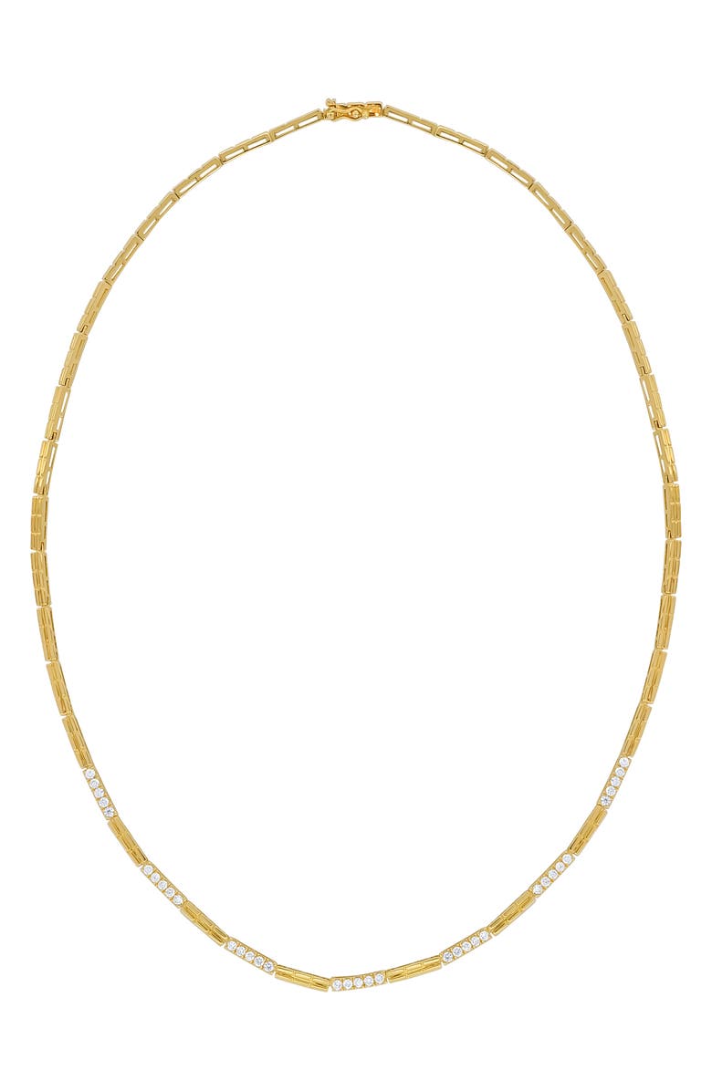 Bony Levy Cleo Diamond Station Necklace, Main, color, 18K Yellow Gold
