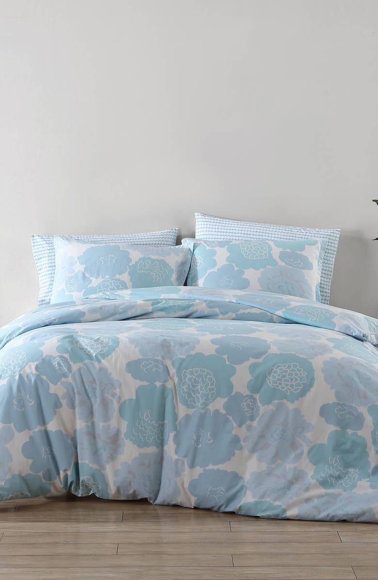 Marimekko Pioni 200 Thread Count Comforter & Sham Set, Alternate, color,