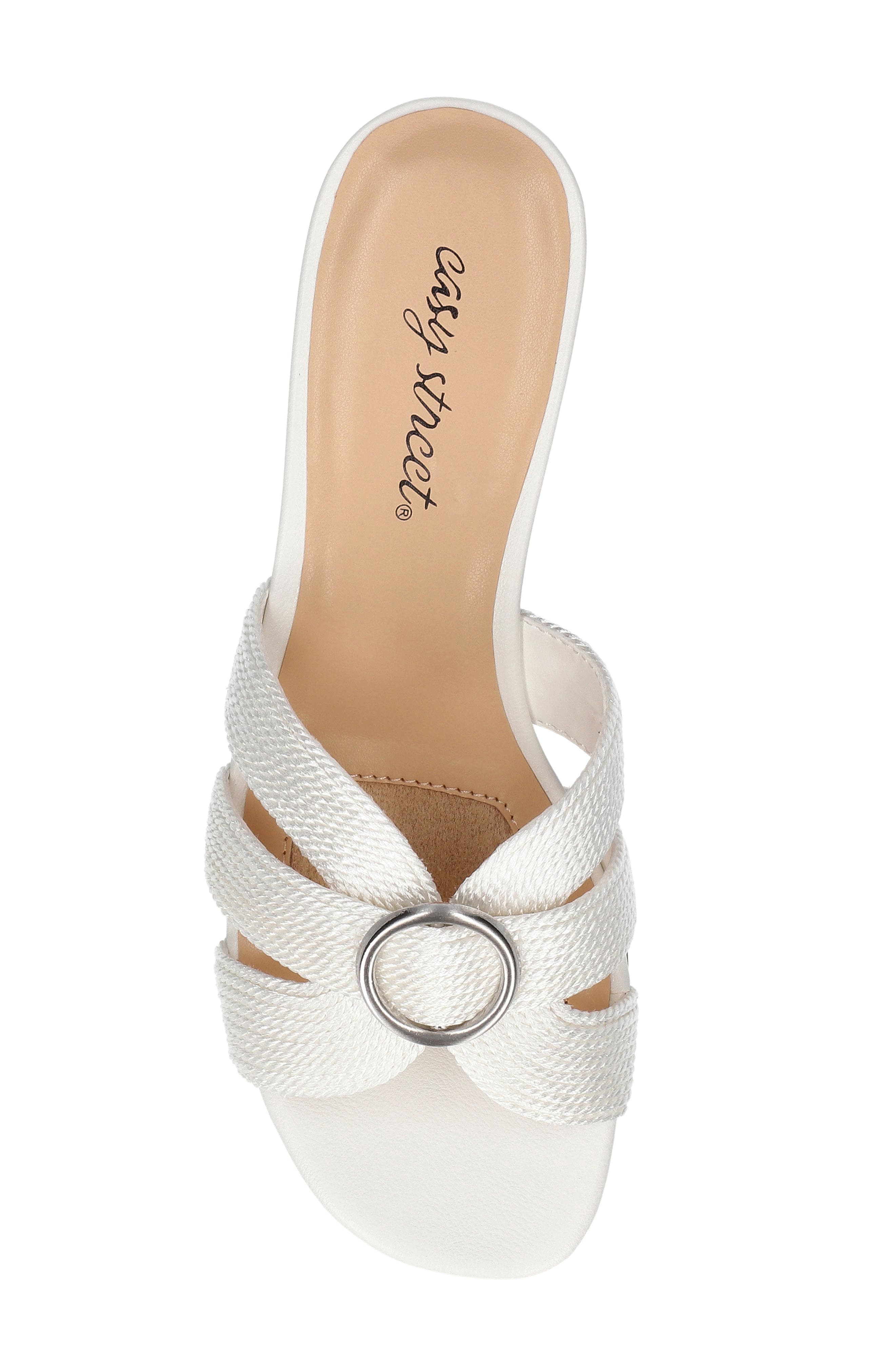 Onyx Slide Sandal, Alternate, color, WHITE WOVEN