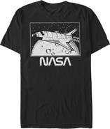 NASA Men's NASA Vintage Shuttle Frame Graphic T-Shirt
