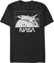 NASA Men's NASA Vintage Shuttle Frame Graphic T-Shirt