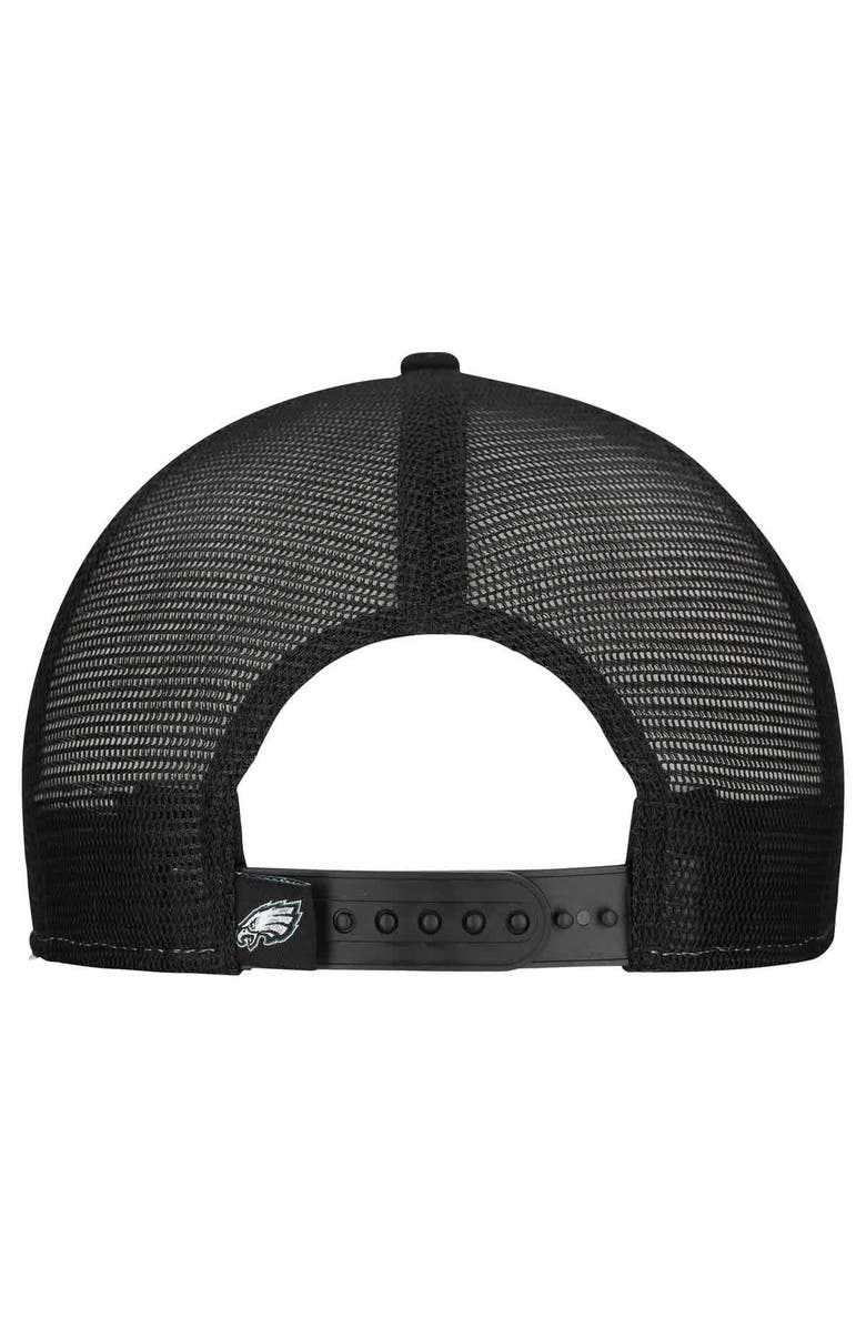 New Era Men's New Era Midnight Green/Black Philadelphia Eagles Outdoor Split Panel 9FIFTY Snapback Hat, Alternate, color, Green