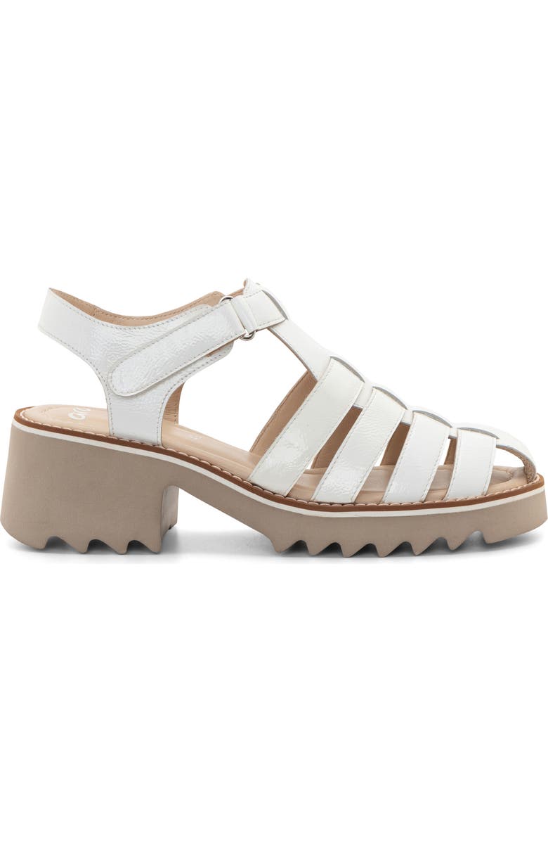 ara Phoenix Fisherman Sandal, Alternate, color, White Patent Leather