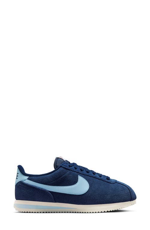 Nike Cortez Suede Sneaker In Blue