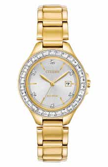 Citizen Crystal Eco-Drive Bracelet Watch, 31mm x 9.1mm