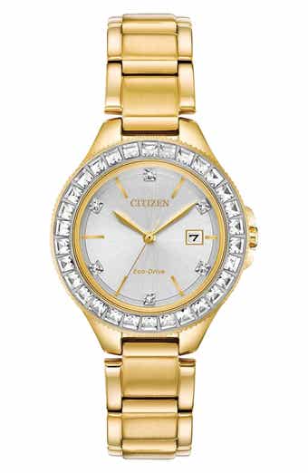 Citizen Crystal Eco-Drive Bracelet Watch, 31mm x 9.1mm