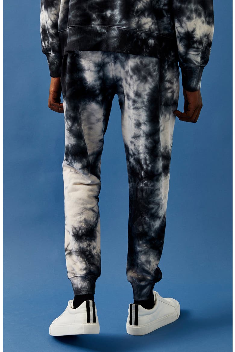 Tie Dye Joggers, Alternate, color, BLACK MULTI