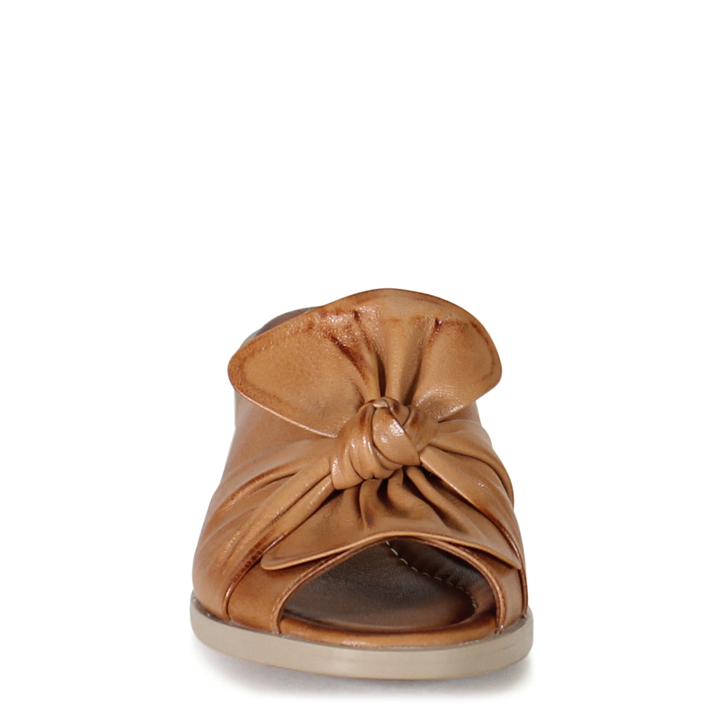 Diba True KNOW HOW Leather Slip On Heeled Sandal, Alternate, color, Coconut