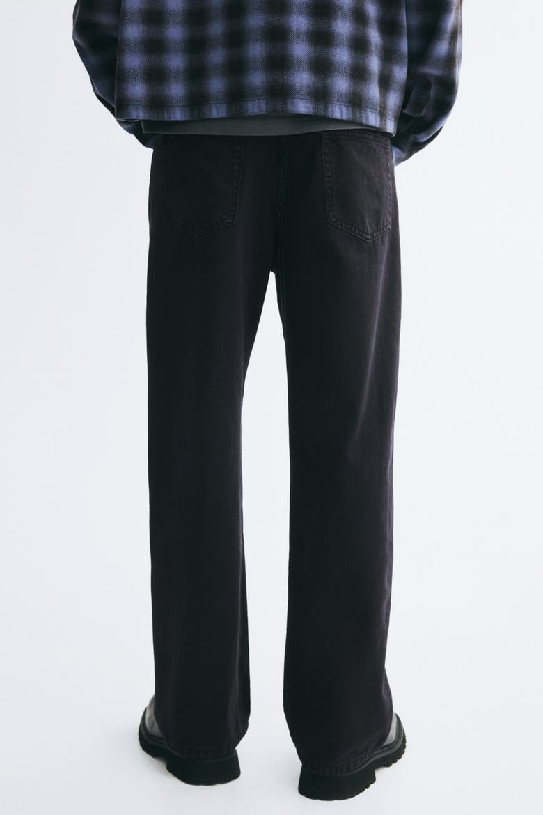 Relaxed-Fit Cotton Pants, Alternate, color, Denim black