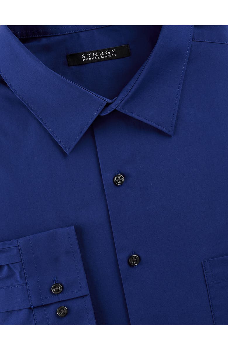 Synrgy by DXL Big & Tall Performance Solid Dress Shirt, Alternate, color,