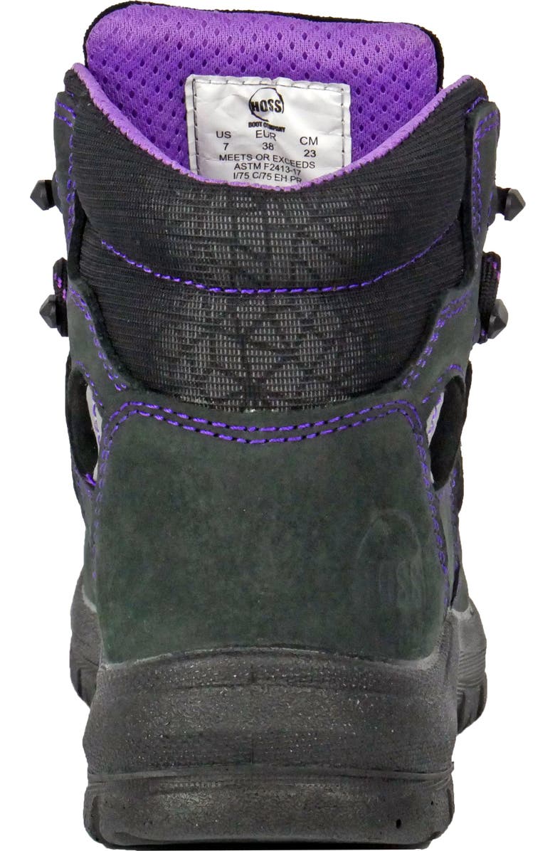 Hoss Boot Company HOSS Lacy Womens Composite Toe Work Boot, Alternate, color, Black