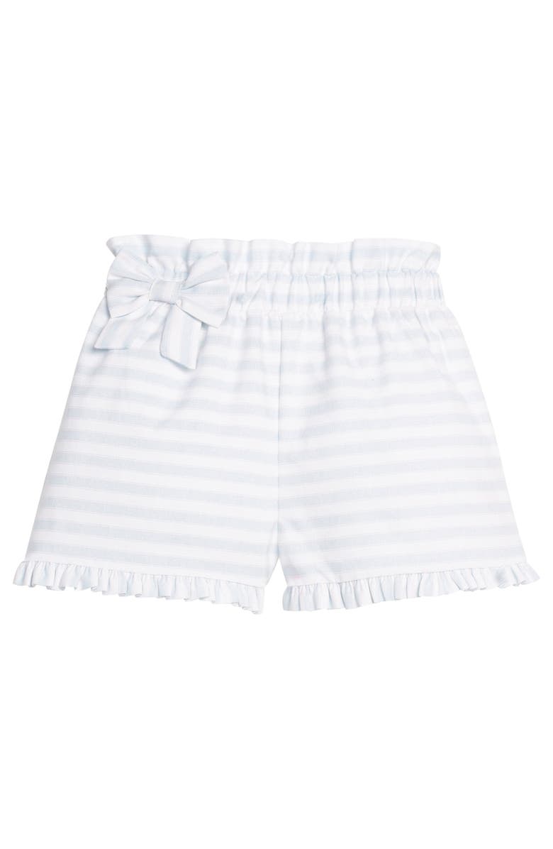 Little English Kid's Striped Paperbag Bow Short, Main, color, Savannah Stripe
