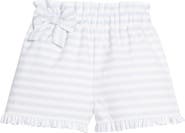 Little English Kid's Striped Paperbag Bow Short