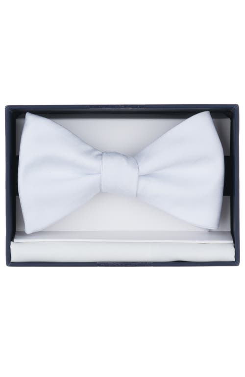 Original Penguin Textured Satin Bow Tie & Pocket Square Set