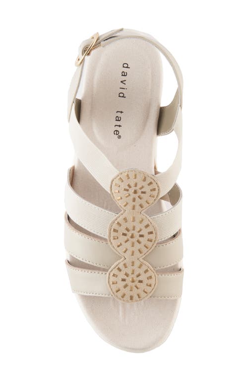 David Tate Quilt Slingback Sandal