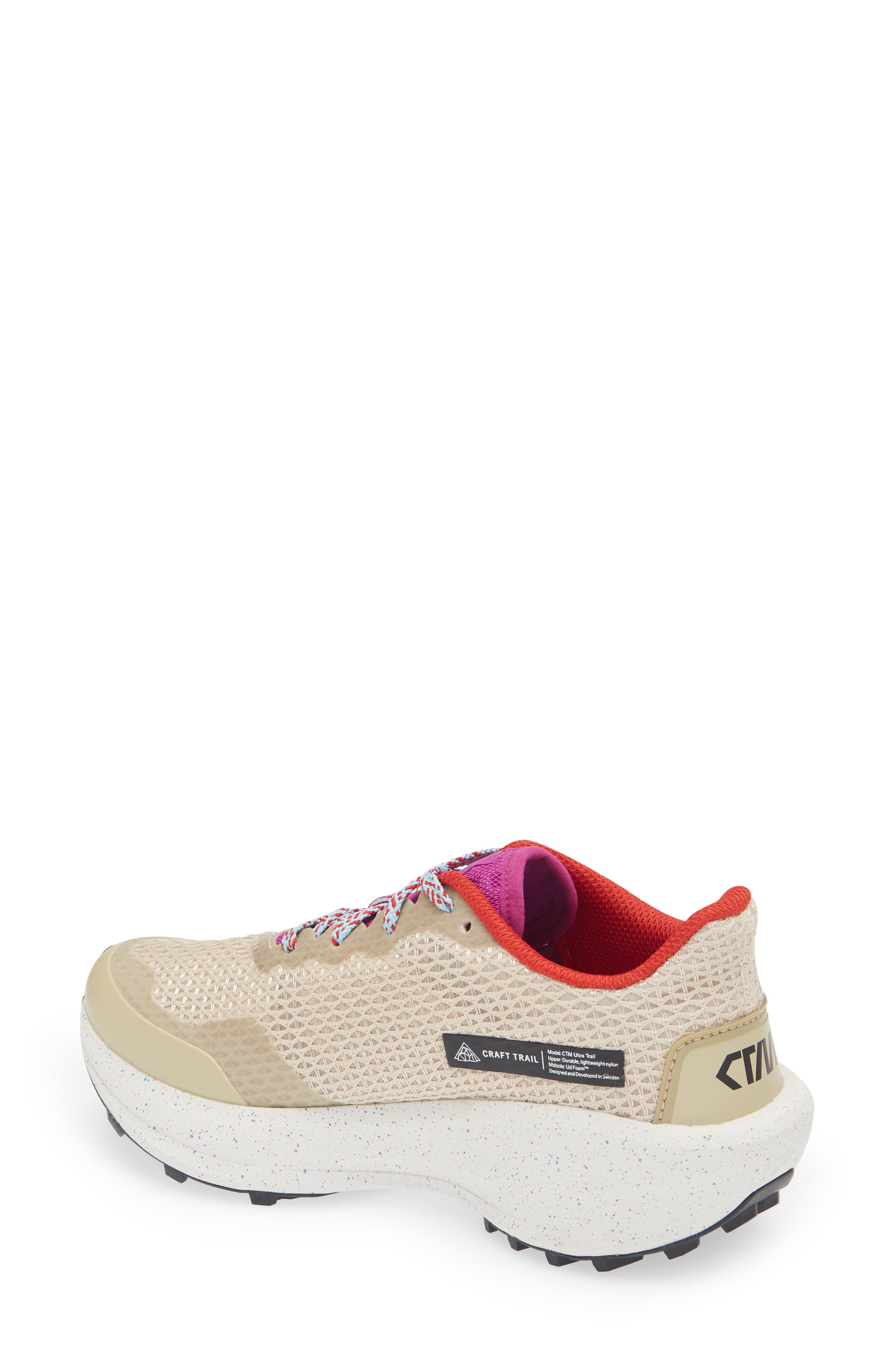 Craft CTM Ultra Trail Running Shoe, Alternate, color, Ecru-Drake