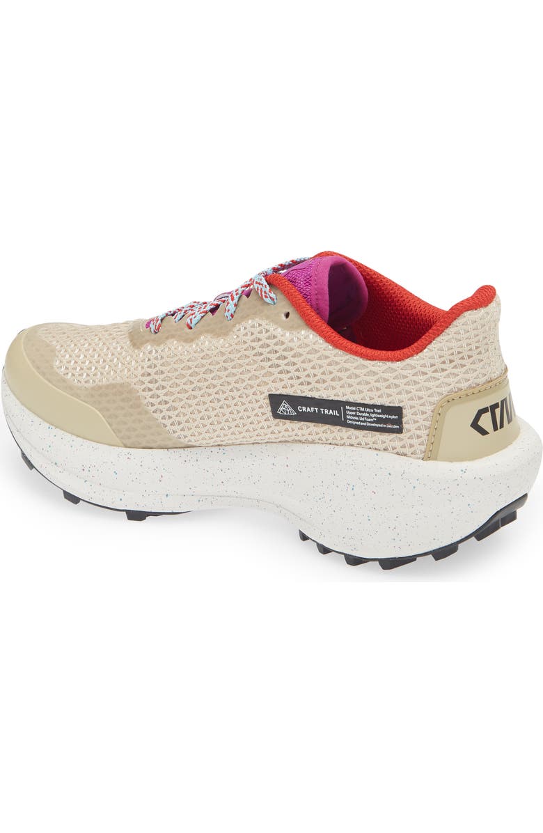 Craft CTM Ultra Trail Running Shoe, Alternate, color, Ecru-Drake