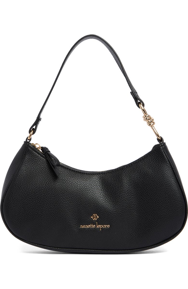 Nanette Lepore Janyce Baguette Bag, Main, color, Black