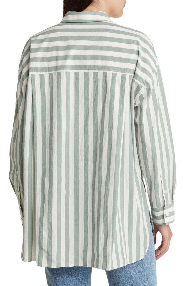 Madewell Signature Oversize Button-Up Shirt, Alternate, color,