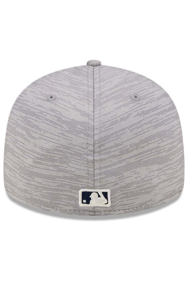 Men's New Era  Gray Houston Astros 2024 Clubhouse Low Profile 59FIFTY Fitted Hat, Alternate, color, Heather Gray