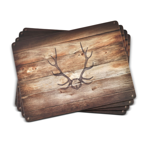 Lodge Set of 4 Cork Back Placemats