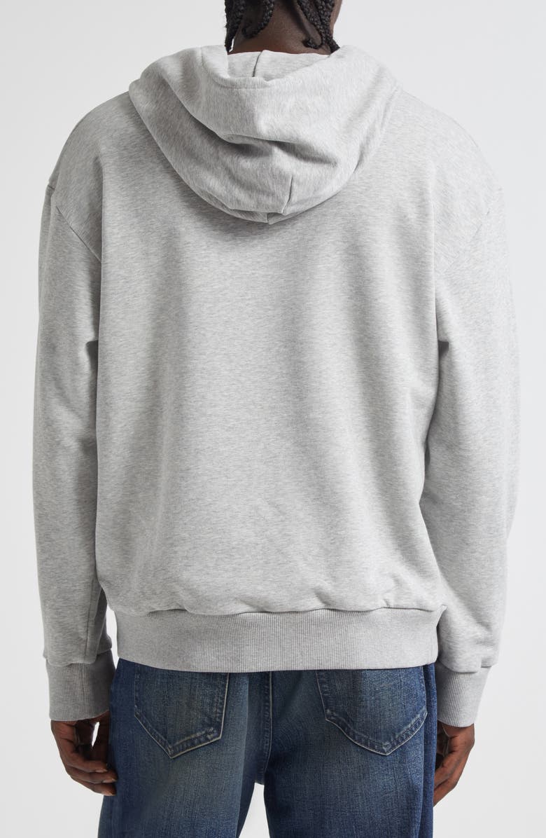 MM6 Maison Margiela Spray Dot Motif Logo Graphic Hoodie, Alternate, color, Light Grey