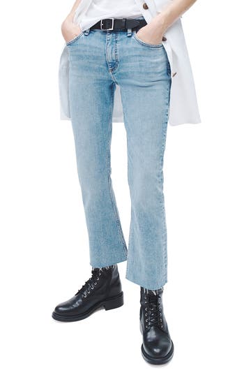 Rag & Bone Peyton Mid Rise Ankle Bootcut Jeans In Austin