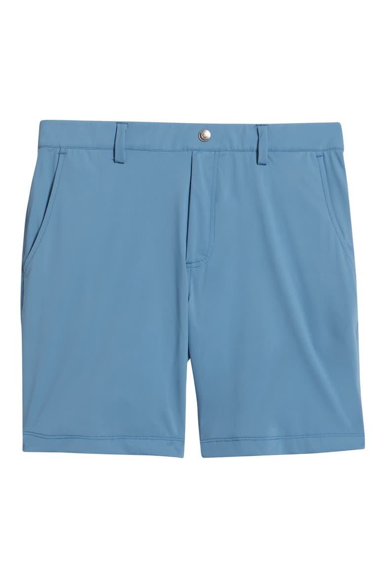 Bunker Flat Front Stretch Golf Shorts, Alternate, color, BLUESTONE