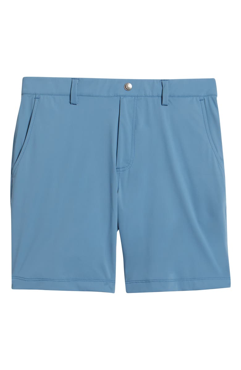 Swannies Bunker Flat Front Stretch Golf Shorts, Alternate, color, Bluestone