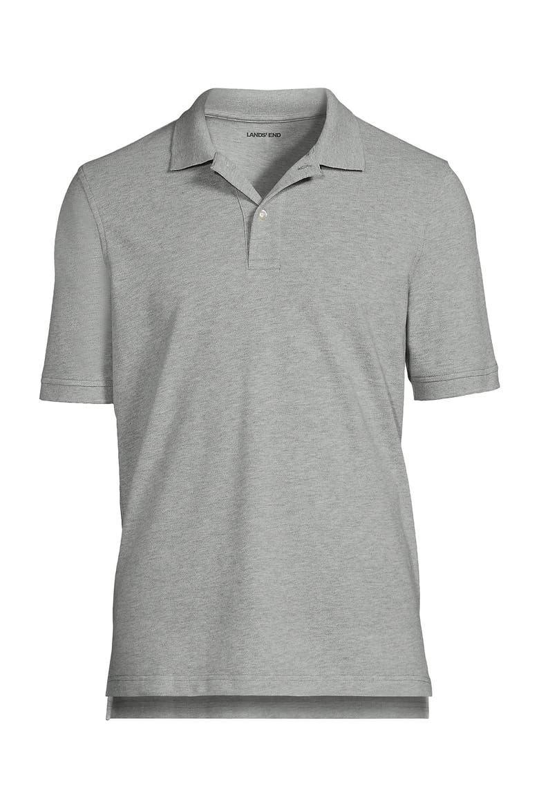 School Uniform Young  Short Sleeve Mesh Polo Shirt, Alternate, color, Gray Heather