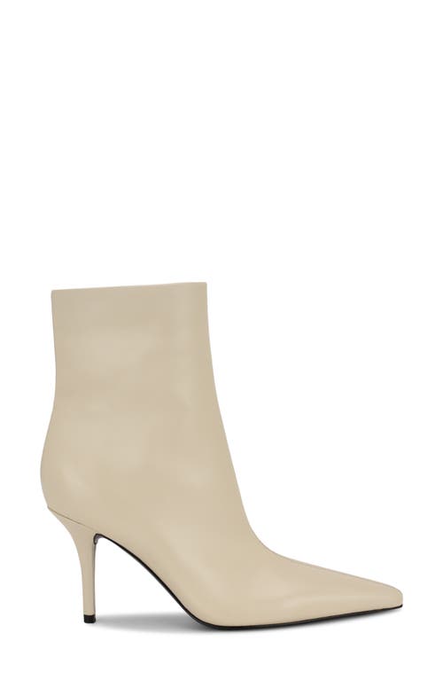 Nine West Ohmy Pointed Toe Bootie In Neutral