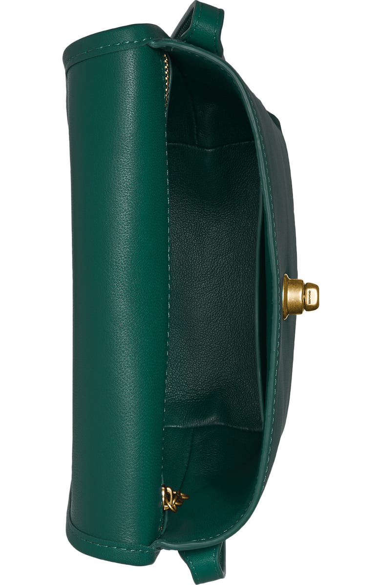 COACH Originals Leather Turnlock Pouch, Alternate, color,