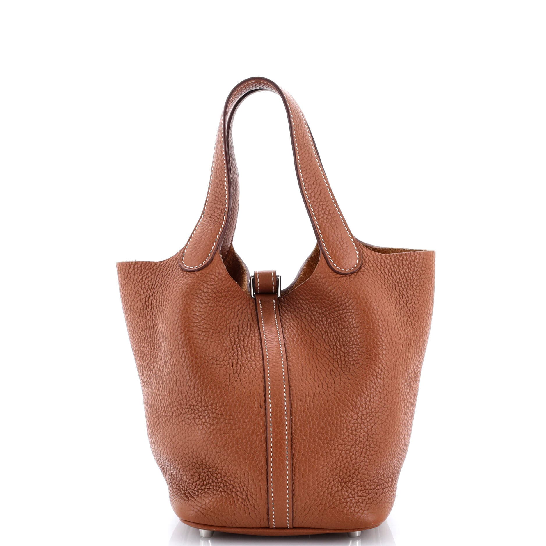 Picotin Lock Bag Clemence PM, Alternate, color, Metallic Gold