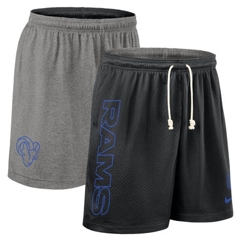 Men's Nike Black Los Angeles Rams Sideline Reversible Performance Shorts