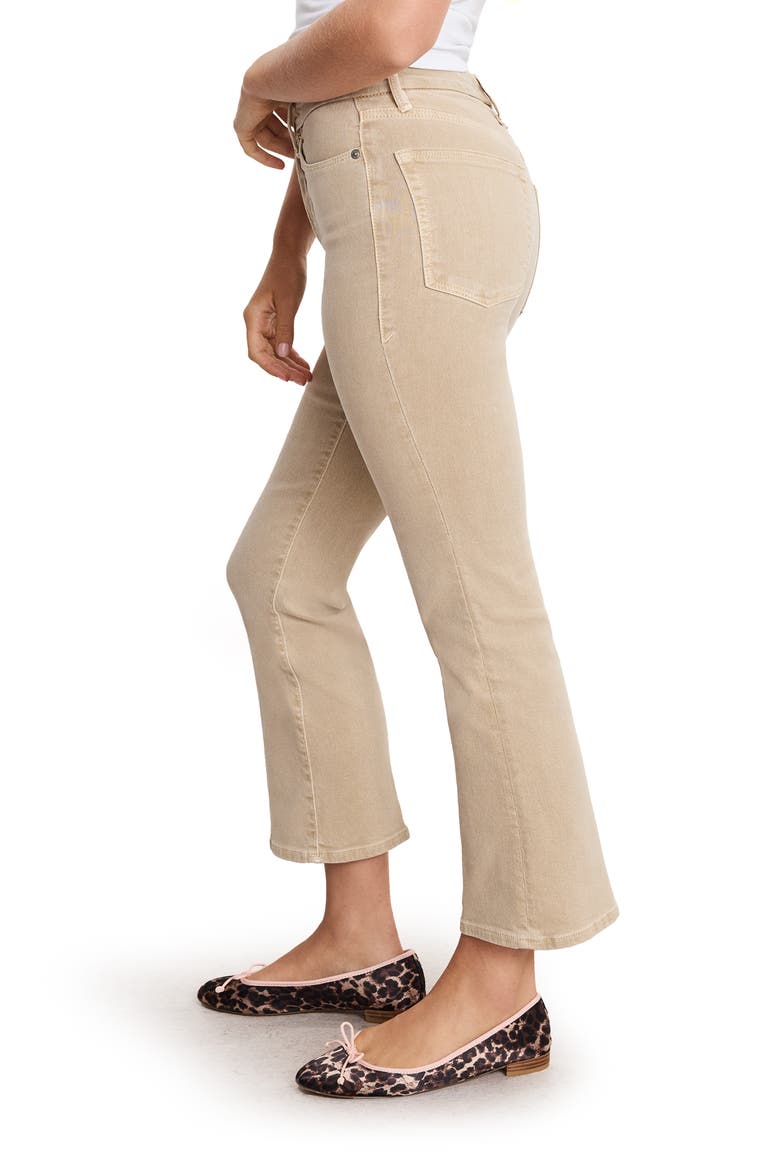 Good Legs Crop Mini Bootcut Jeans, Alternate, color, ALMOND001