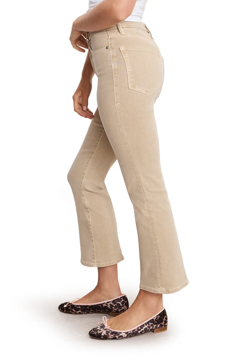 Good American Good Legs Crop Mini Bootcut Jeans, Alternate, color, Almond001