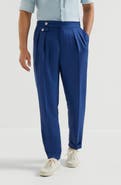 Brunello Cucinelli Cashmere and silk trousers