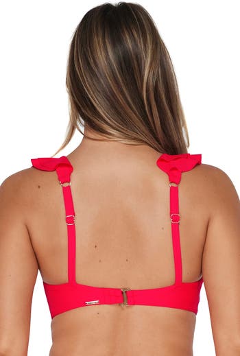 Willa Wireless Bikini Swimsuit Top - D Cup