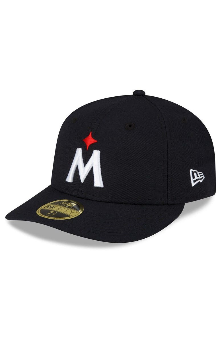 New Era Men's New Era Navy Minnesota Twins 2023 Authentic Collection Low Profile Road 59FIFTY Fitted Hat, Main, color,